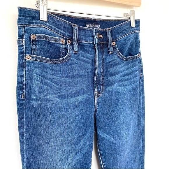 J. Crew Mercantile, high-rise skinny jeans with  stretch - Picture 4 of 12